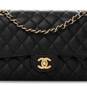 Chanel Black Quilted Leather Bag